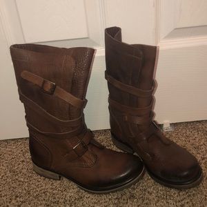 Steve Madden banddit brown leather boots